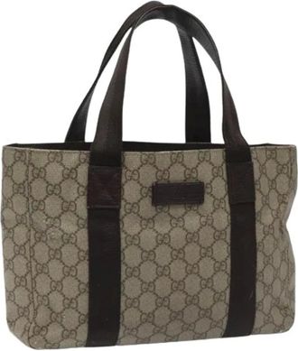 Gucci Pre-owned Tote Bags, female, Beige, Size: ONE SIZE Pre-owned Vintage Tote Bag