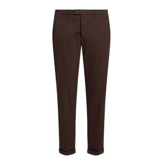 BRIGLIA 1949 Bg04 Broek - Heren - Broeken - Bruin - Maat: M Katoen