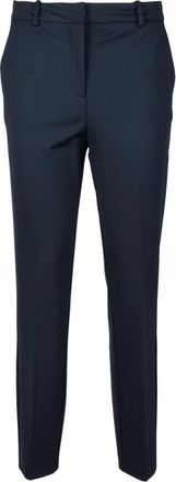 Liviana Conti Dames, Broeken, Blauw, Maat: XL Viscose