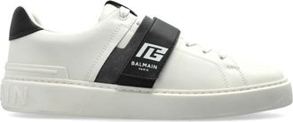 Balmain B-Court Sneakers - Heren - Sneakers - Wit - 39 EU - Leer - Schoenen