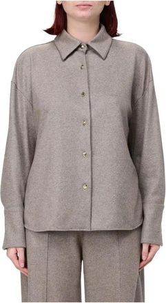 Liviana Conti Shirts - Dames - Overhemden - Bruin - L - Overhemden