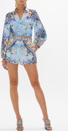 Camilla TUCK FRONT SHORT AL MANIAL PALACE MEMOIRS at Nordstrom, Size Large Au