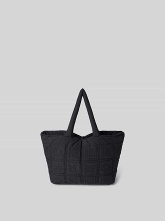 Nanushka Shopper mit Steppn&auml;hten in Black, Gr&ouml;&szlig;e 1