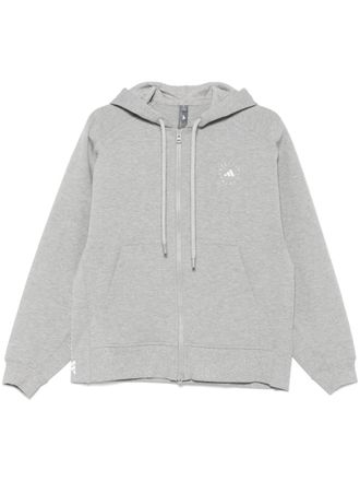adidas by Stella McCartney TrueLife hoodie - women - Organic Cotton/Recycled Polyester - 2XS - Grey