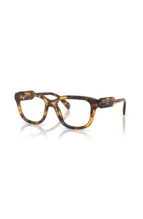 Miu Miu 51mm Rectangle optical glasses in Tortoise at Nordstrom
