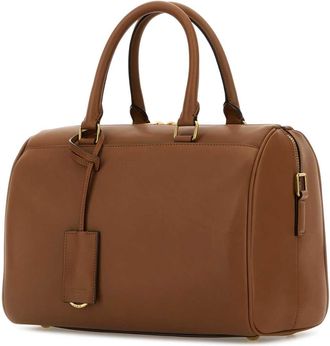 Saint Laurent Womens Caramel Leather Handbag Brick Borse A Mano Bag