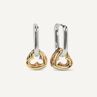 Radley London Love You Lots Multi Heart Hanging Charms Ear Silver - RYJ1639S