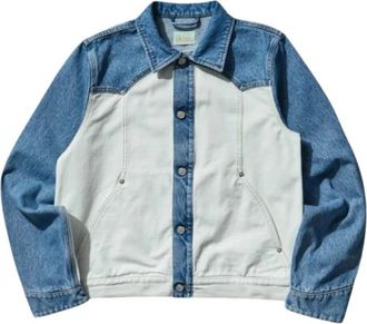 Aries Patchwork Western Carpenter Jacket - Heren - Spijkerjassen - Veelkleurig - L - Denim - Jassen