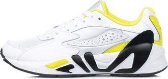 Fila Witte/Gele/Zwarte Mindblower Schoenen - Heren - Sneakers - Wit - 42 EU - Schoenen