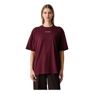 Karl Lagerfeld Camiseta - Tops - Mujer - Rojo - XS