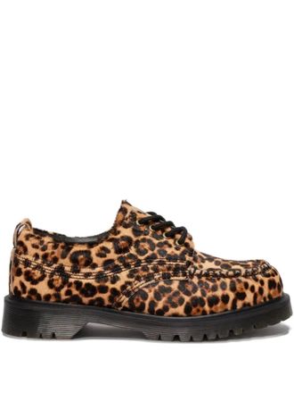 Dr. Martens Loafers met luipaardprint - Bruin