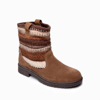 Minnetonka Womens Joli Boots In Nutmeg Multi
