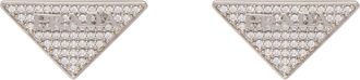 Prada Crystal Logo Jewels zirconia earrings