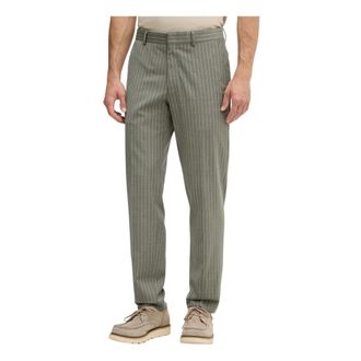 Michael Kors Broeken, Heren, Groen, L, Wol, Wolmix Chino Broek