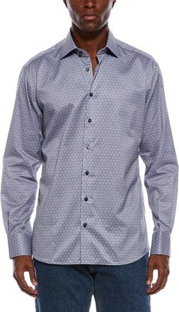 Eterna Printed Twill Modern Fit Shirt