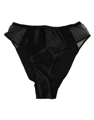 Dolce & Gabbana Silk Stretch Briefs - Black