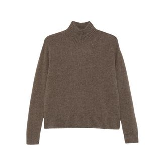 Max Mara Smmnocino Trui - Dames - Coltruien - Bruin - M - Truien & Vesten