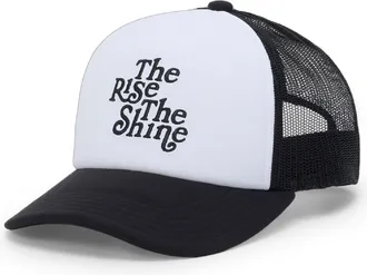 Vuori Clothing The Rise The Shine Trucker Hat Black