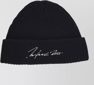 Kenzo stylish ribbed beanie logo cuff