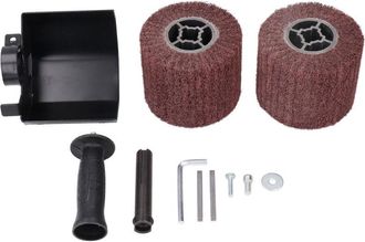 OEM Accesorio Multifuncional Para Pulido Manual Con 2 Ruedas De Cepillo: Ideal Para Aplicaciones En Metales, Bru&ntilde;ido El&eacute;ctrico Y Pulido De Ruedas
