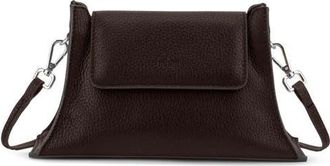 Behno Mini Winnie Pebble Leather Crossbody Bag in Cacao at Nordstrom