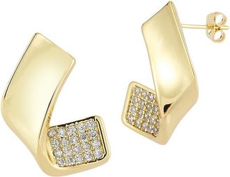 Sphera Milano Plated Cz Earrings