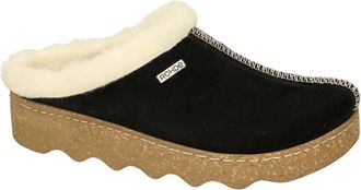 Rohde 6125 Foggia-D - Dames - Pantoffels - Zwart - 38 EU - Wol - Schoenen