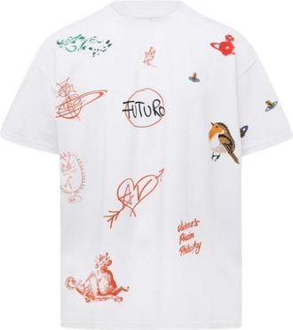 Vivienne Westwood Logos T-shirt - Heren - T-shirts - Wit - S - Tops