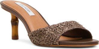 Steve Madden Kahlea Raffia Sandal in Brown Raffia at Nordstrom, Size 5.5