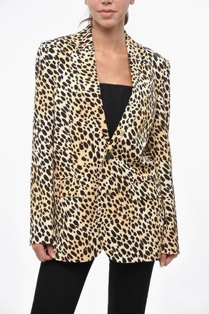 Dsquared2 Giacca Monopetto MANHATTAN NOTCH a Fantasia Animalier Dsquared2
