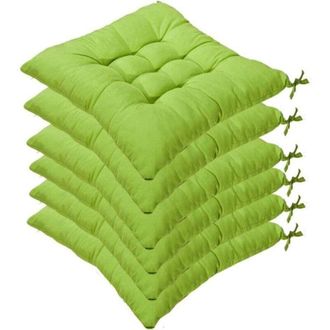 OEM 6 Cojines Cuadrados Para Silla De 40x40 Cm, Cojines De Asiento, Decoraci&oacute;n Del Hogar, Alfombra Acolchada, C&oacute;moda Y Colorida - Ideal Para Uso En Interi