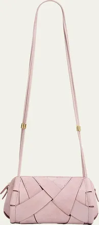 Ulla Johnson Charlotte Woven Suede Camera Bag