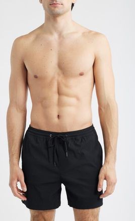 Nordstrom 5-Inch Volley Swim Shorts in Black at Nordstrom, Size Xx-Large