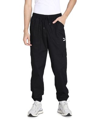 Puma Puma Mens Classics Cargo Trousers Pants, Black, XL