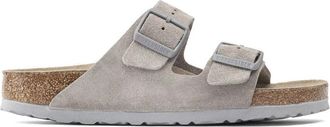 Birkenstock Arizona Slippers - Heren - Sandalen - Grijs - 46 EU - Su&egrave;de - Schoenen