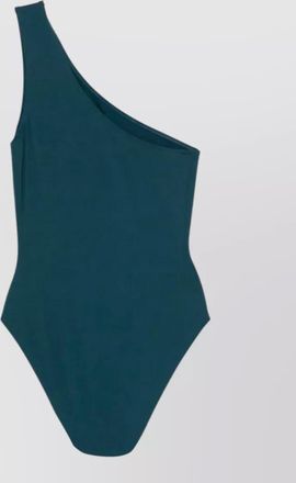 Eres one shoulder asymmetrical neckline high cut swimsuit