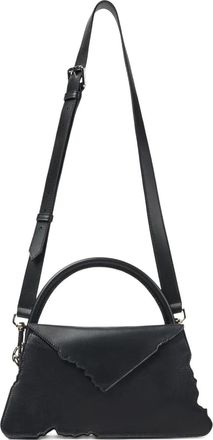 Camperlab Borsa a spalla con bordo a smerlo - Nero