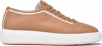 Santoni Hammered Sneakers - Beige