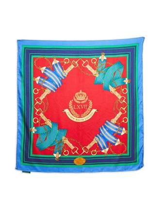 Lauren Ralph Lauren silk printed scarf - Red