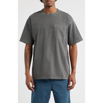 Carhartt Work in Progress Torion Distressed Pocket T-Shirt in Black (Grind Wash) at Nordstrom, Size Medium
