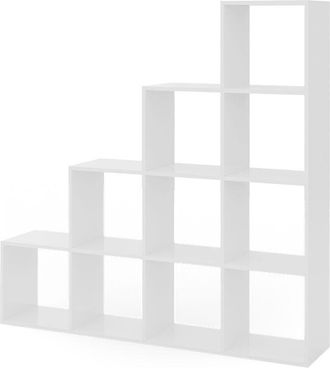 Vicco Scaffale per scale, Bianco, 142.5 x 140 cm Vicco