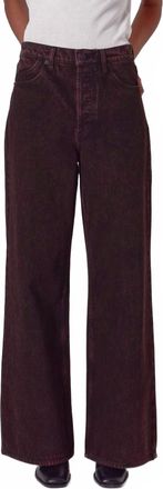Rolla's Relaxed Sailor Long Jeans In Chocolate Tint