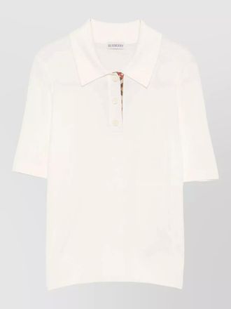 Burberry wool polo shirt