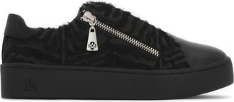 Kazar Zebra patroon natuurlijk haar sneakers. Dit product valt klein uit. - Dames - Sneakers - Zwart - 38 EU - Leer - Schoenen
