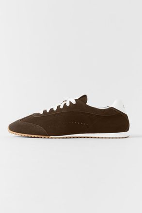 Alo Sunset Sneaker in Espresso Brown, Size: 4.5W