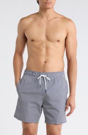 Trunks Surf & Swim Co. Sano 6.5-Inch Swim Shorts in Marine at Nordstrom Rack, Size Medium