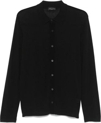 Roberto Collina Hombre, Jerseys, Negro, Talla: L