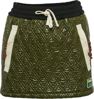 Gucci Minigonna trapuntata 2024 - Verde