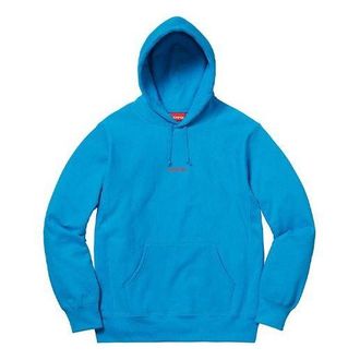 SUPREME FW18 Trademark Hooded Sweatshirt Bright Royal SUP-FW18-304