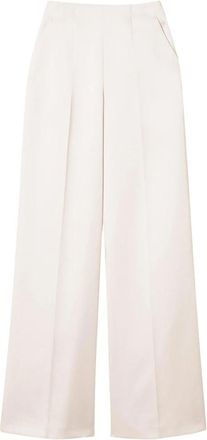 Twinset Duchess Palazzo Broeken - Dames - Wijde Broeken - Roze - L - Polyester - Broeken
